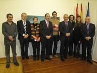 Acto de entrega de premios del VI Certamen Nacional de Pintura del Parlamento de La Rioja