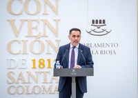 El Parlamento de La Rioja celebra el Pregón del Día de La Rioja en Santa Coloma