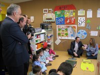 El Presidente del Parlamento de La Rioja ha asistido a la inauguración del Colegio Público de Alberite