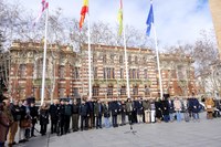 Minuto de silencio en memoria de las víctimas del incendio de Valencia