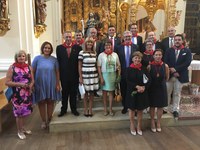 La Presidenta del Parlamento celebra junto a los vecinos de Alfaro las fiestas de San Roque y San Ezqequiel