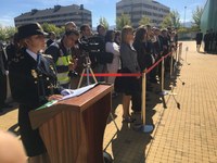 La Presidenta del Parlamento felicita a la Policía y a los condecorados en La Rioja durante la celebración de los Ángeles Custodios