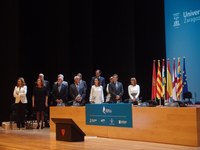 La Presidenta del Parlamento participa en la Apertura del Acto Académico del Campus Iberus