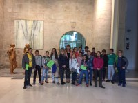 La Presidenta junto a los alumnos del CRA de Agoncillo 