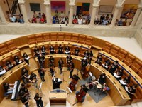 El Parlamento se suma a la Fiesta de la Música de la mano de la Escuela Píccolo y Saxo