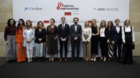 Fernández Cornago asiste a la entrega de los premios Mujeres Empresarias del Año en La Rioja