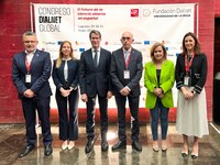 Fernández Cornago asiste a la inauguración del Congreso Dialnet Global