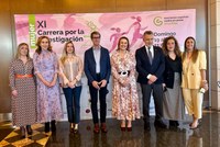 Fernández Cornago asiste a la presentación de la XI Carrera de la Mujer por la Investigación