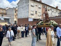 Fernández Cornago asiste a las fiestas de Villamediana de Iregua en honor de San Isidro