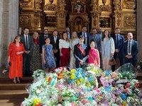 Fernández Cornago asiste en Nájera a los actos en honor a Santa María La Real