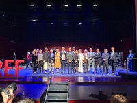 Fernández Cornago felicita a los responsables de Evalarra Construcciones, Premio a la Empresa Familiar 2025