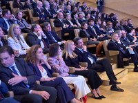Fernández Cornago asiste a la apertura del curso académico de la UNIR y a la toma de posesión de Ramón Vilarroig como nuevo rector