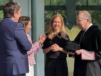 Fernández Cornago asiste a la apertura del curso académico de la UNIR y a la toma de posesión de Ramón Vilarroig como nuevo rector