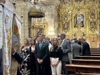 La presidenta asiste en Haro a la festividad de la Virgen de la Vega