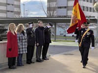 Fernández Cornago acompaña a la Policía Nacional en el acto conmemorativo de su fundación