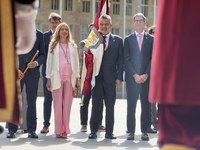 La presidenta del Parlamento participa en los actos en honor de San Bernabé