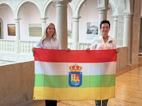 La presidenta del Parlamento recibe a Miren Idoia Fernandez, riojana seleccionado por el Reto Pelayo Vida